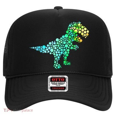 Cute T Rex Dinosaur Lover Polka Dot Pattern International Dot Day Gift Hat