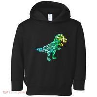 Cute T Rex Dinosaur Lover Polka Dot Pattern International Dot Day Gift Toddler Hoodie thumb 0