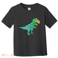 Cute T Rex Dinosaur Lover Polka Dot Pattern International Dot Day Gift Toddler T-Shirt thumb 0