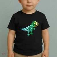 Cute T Rex Dinosaur Lover Polka Dot Pattern International Dot Day Gift Toddler T-Shirt thumb 2