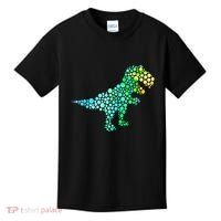 Cute T Rex Dinosaur Lover Polka Dot Pattern International Dot Day Gift Kids T-Shirt thumb 0