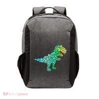 Cute T Rex Dinosaur Lover Polka Dot Pattern International Dot Day Gift Vector Backpack thumb 0