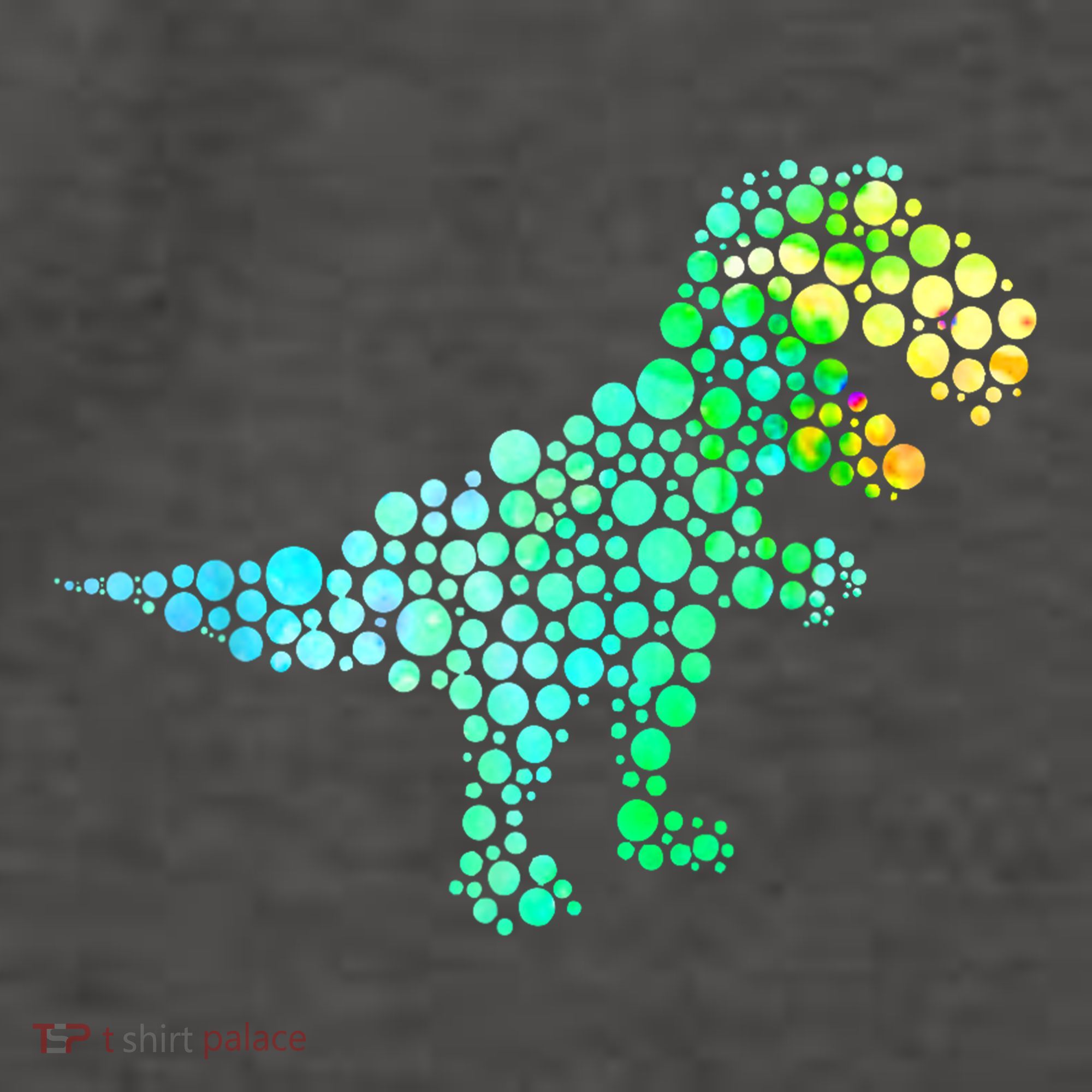 Cute T Rex Dinosaur Lover Polka Dot Pattern International Dot Day Gift Vector Backpack