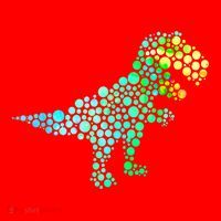 Cute T Rex Dinosaur Lover Polka Dot Pattern International Dot Day Gift Santa Hat thumb 1