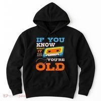Cassette Tape Radio 70's 80's 90's Music Lover Hoodie thumb 0