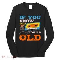 Cassette Tape Radio 70's 80's 90's Music Lover Long Sleeve Shirt thumb 0