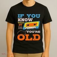 Cassette Tape Radio 70's 80's 90's Music Lover T-Shirt thumb 3
