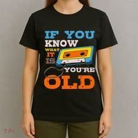 Cassette Tape Radio 70's 80's 90's Music Lover T-Shirt thumb 4