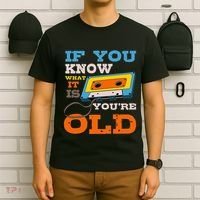 Cassette Tape Radio 70's 80's 90's Music Lover T-Shirt thumb 6