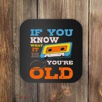 Cassette Tape Radio 70's 80's 90's Music Lover Coaster thumb 0
