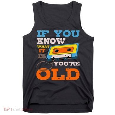Cassette Tape Radio 70's 80's 90's Music Lover Tank Top