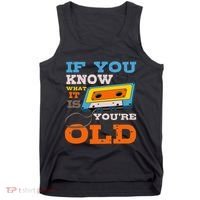 Cassette Tape Radio 70's 80's 90's Music Lover Tank Top thumb 0