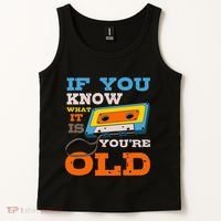 Cassette Tape Radio 70's 80's 90's Music Lover Tank Top thumb 2