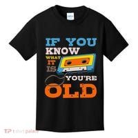 Cassette Tape Radio 70's 80's 90's Music Lover Kids T-Shirt thumb 0
