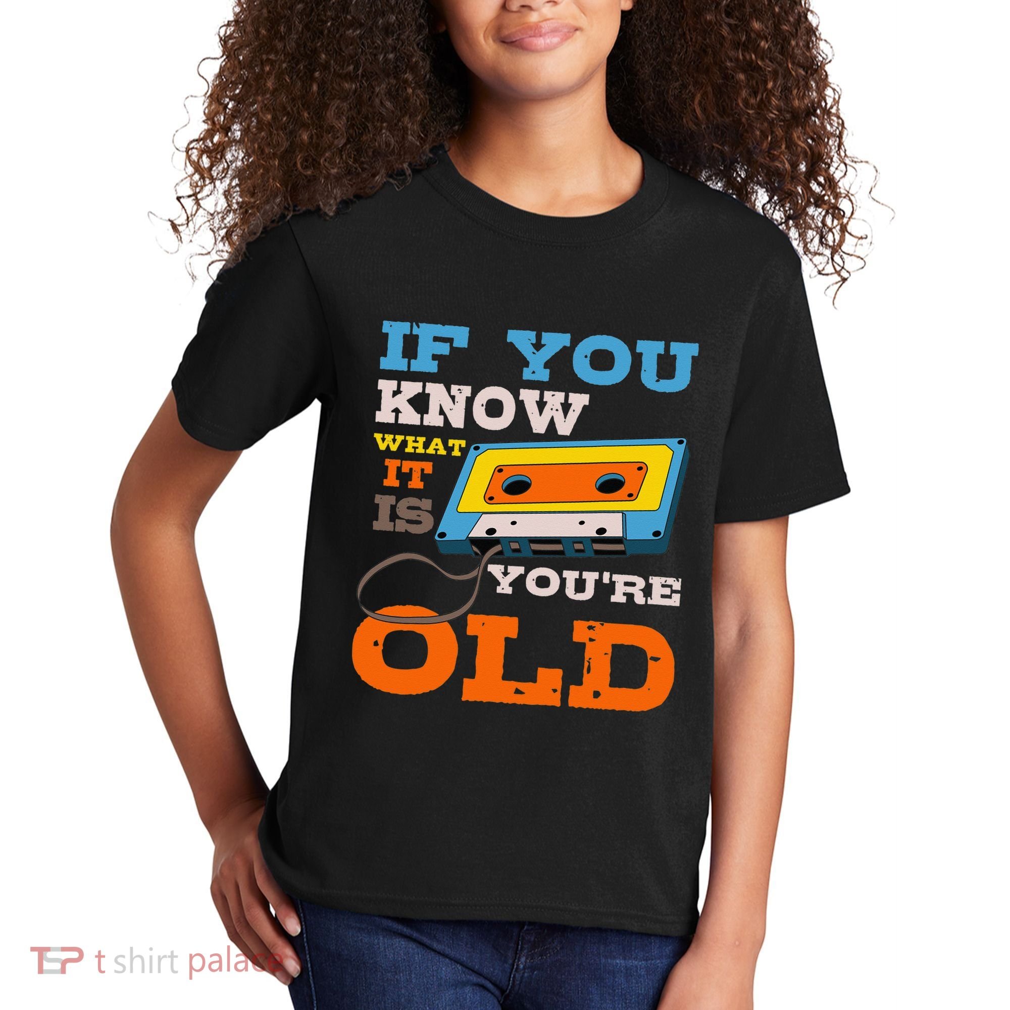 Cassette Tape Radio 70's 80's 90's Music Lover Kids T-Shirt
