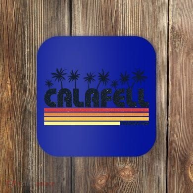 Calafell Tarragona Retro Beach Tourism Gift Coaster