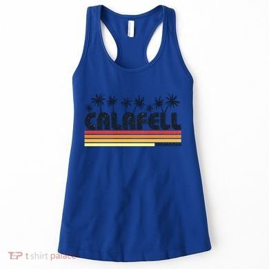 Calafell Tarragona Retro Beach Tourism Gift Women's Tank Top