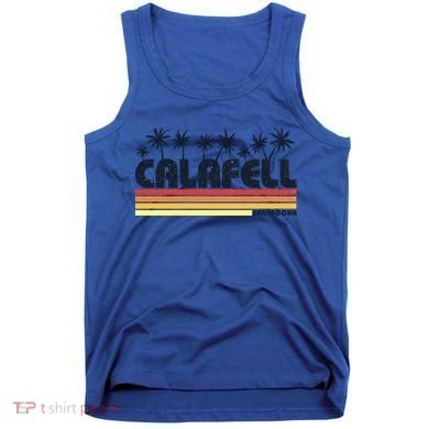 Calafell Tarragona Retro Beach Tourism Gift Tank Top