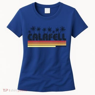 Calafell Tarragona Retro Beach Tourism Gift Women's T-Shirt