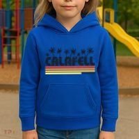 Calafell Tarragona Retro Beach Tourism Gift Kids Hoodie thumb 3