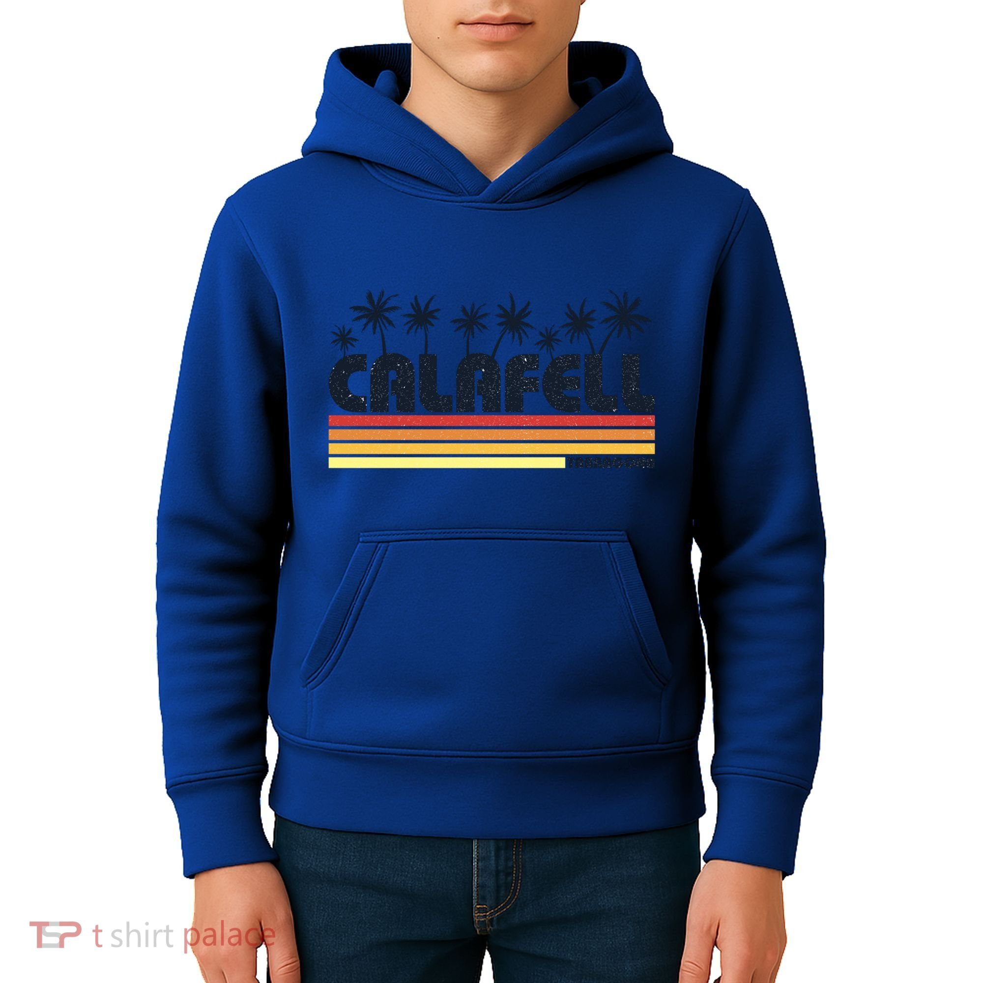 Calafell Tarragona Retro Beach Tourism Gift Kids Hoodie
