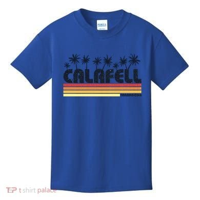 Calafell Tarragona Retro Beach Tourism Gift Kids T-Shirt