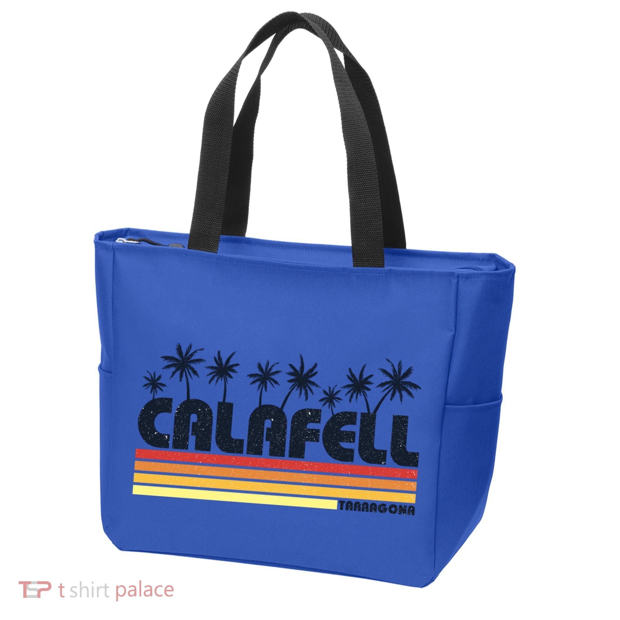 Calafell Tarragona Retro Beach Tourism Gift Tote Bag