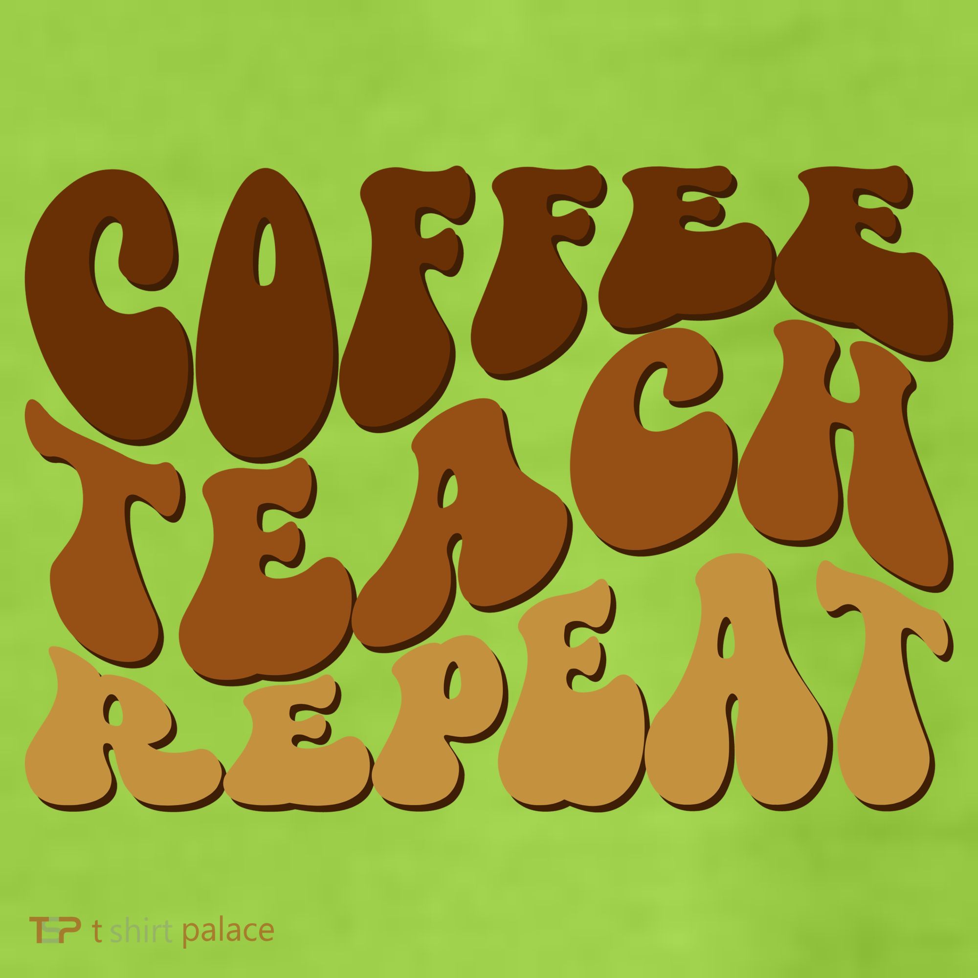 Coffee Teach Repeat Retro Gift For Teacher Adult Drive Performance Visor