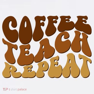Coffee Teach Repeat Retro Gift For Teacher Sustainable Bucket Hat