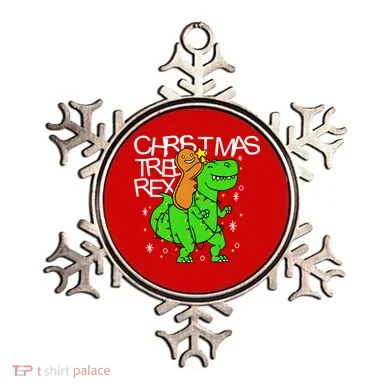 Christmas Tree Rex TRex Gingerbread Man Funny Ornament