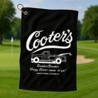 CooterS Towing & Repairs Garage Golf Towel thumb 1