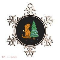 Cute T Rex Christmas Tree Ornament thumb 0