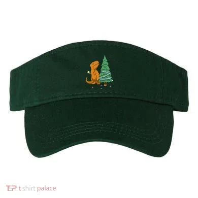 Cute T Rex Christmas Tree Visor