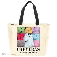 Capybara The Rodents Capy Meme Summer Tote Bag thumb 0