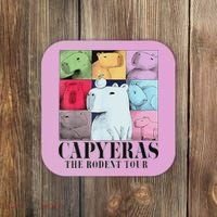 Capybara The Rodents Capy Meme Summer Coaster thumb 0