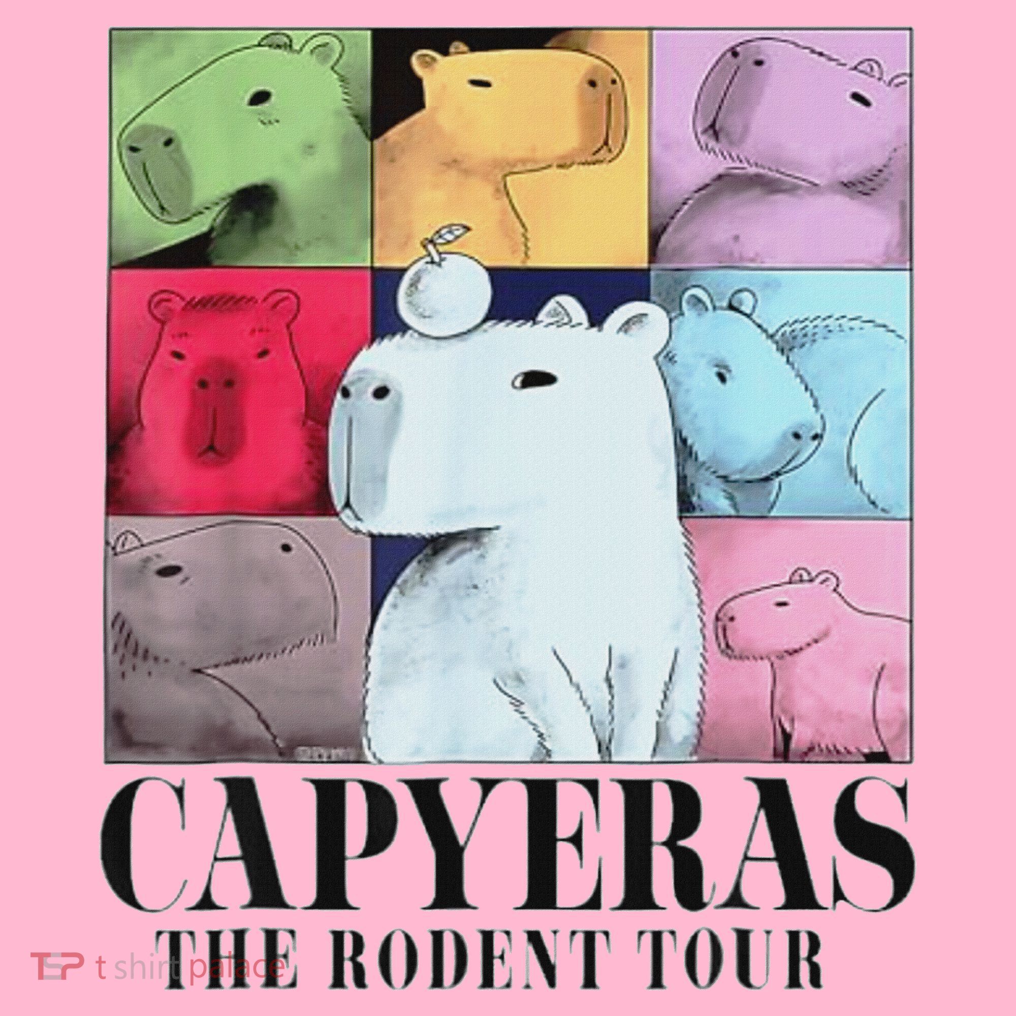 Capybara The Rodents Capy Meme Summer Coaster
