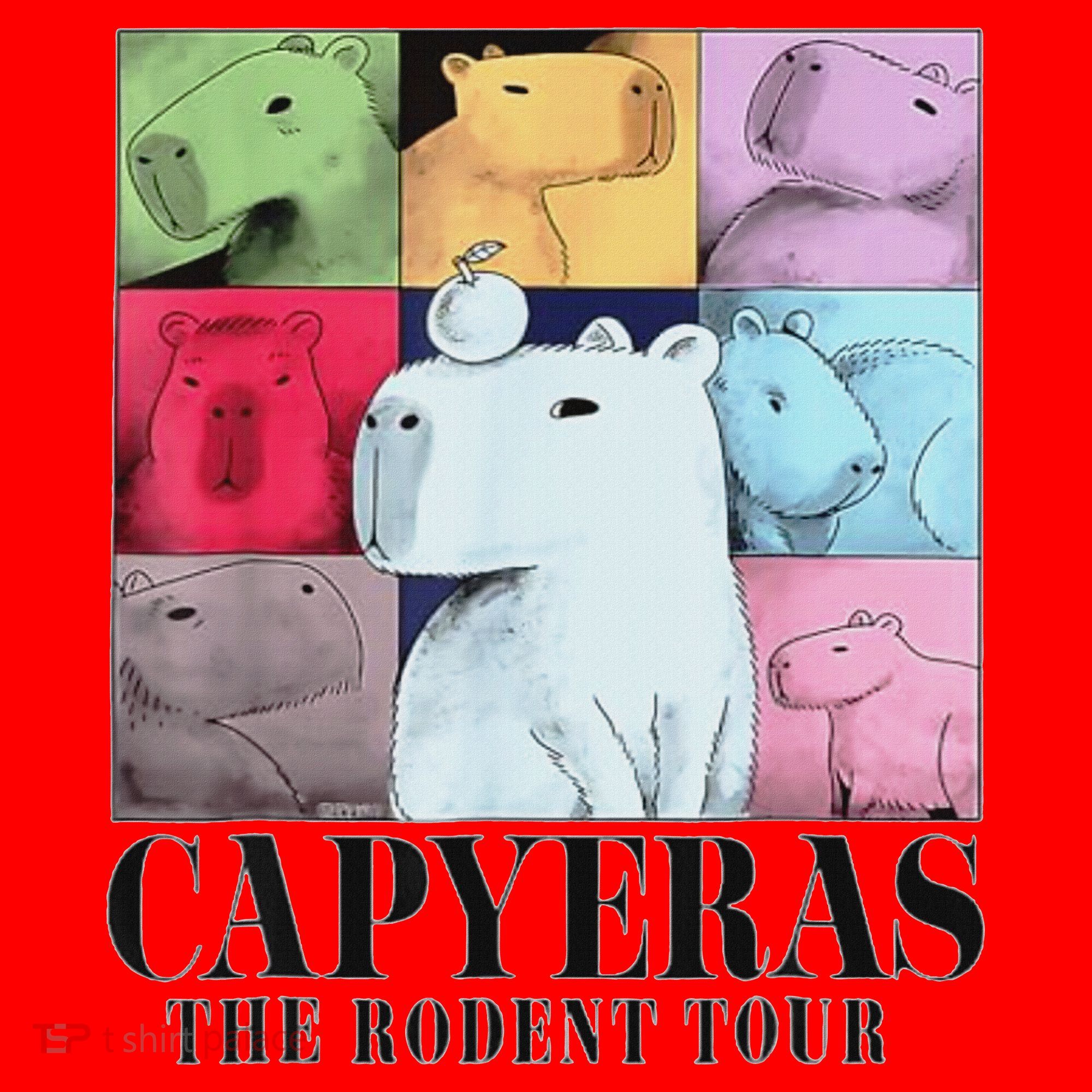 Capybara The Rodents Capy Meme Summer Santa Hat