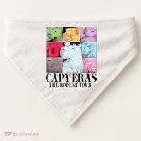 Capybara The Rodents Capy Meme Summer USA-Made Doggie Bandana thumb 0