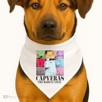 Capybara The Rodents Capy Meme Summer USA-Made Doggie Bandana thumb 1