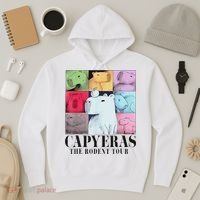 Capybara The Rodents Capy Meme Summer Hoodie thumb 3