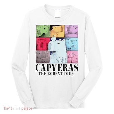 Capybara The Rodents Capy Meme Summer Long Sleeve Shirt