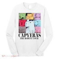 Capybara The Rodents Capy Meme Summer Long Sleeve Shirt thumb 0