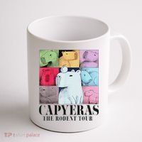 Capybara The Rodents Capy Meme Summer Coffee Mug thumb 1