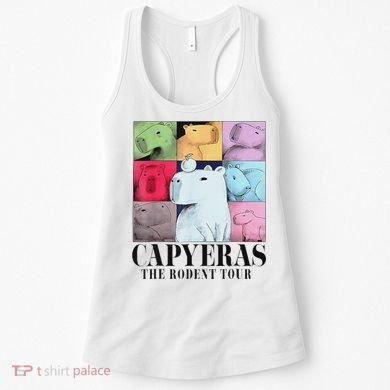Capybara The Rodents Capy Meme Summer Women's Tank Top