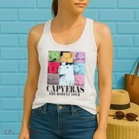 Capybara The Rodents Capy Meme Summer Women's Tank Top thumb 2