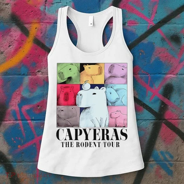 Capybara The Rodents Capy Meme Summer Women's Tank Top