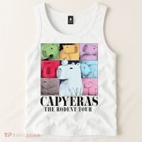 Capybara The Rodents Capy Meme Summer Tank Top thumb 2