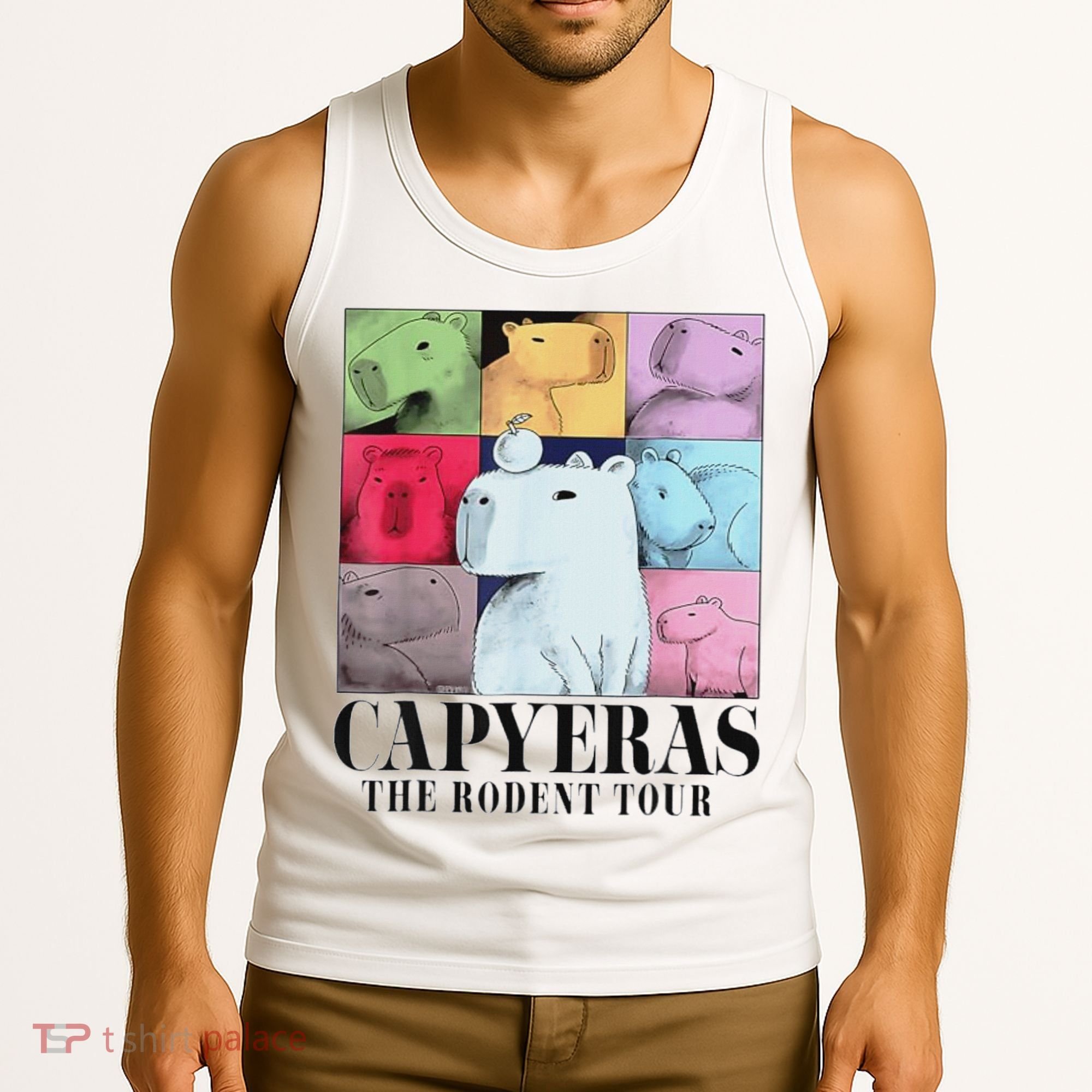 Capybara The Rodents Capy Meme Summer Tank Top