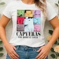 Capybara The Rodents Capy Meme Summer Women's T-Shirt thumb 2
