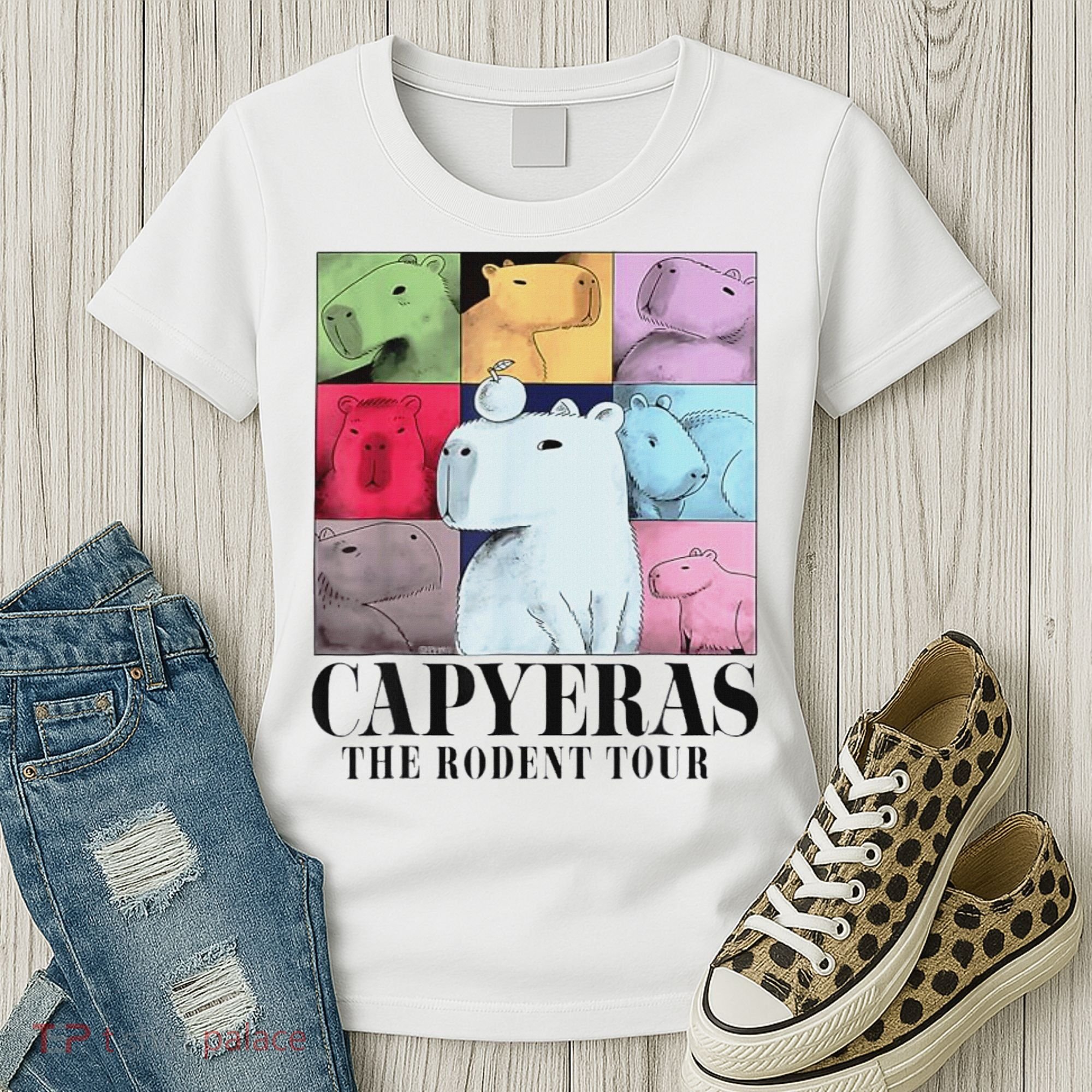 Capybara The Rodents Capy Meme Summer Women's T-Shirt
